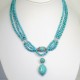 Turquoise 3 strand Necklace