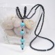 Onyx and Turquoise Necklace