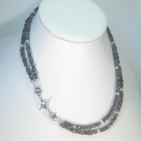 Labradorite and Moonstone Necklace.